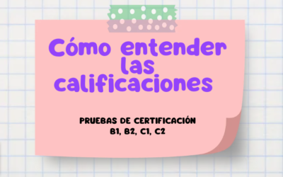 Cómo entender las calificaciones- pruebas de certificación