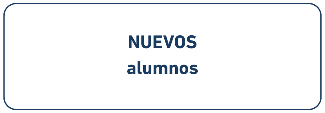 nuevos alumnos