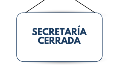 Secretaría cerrada